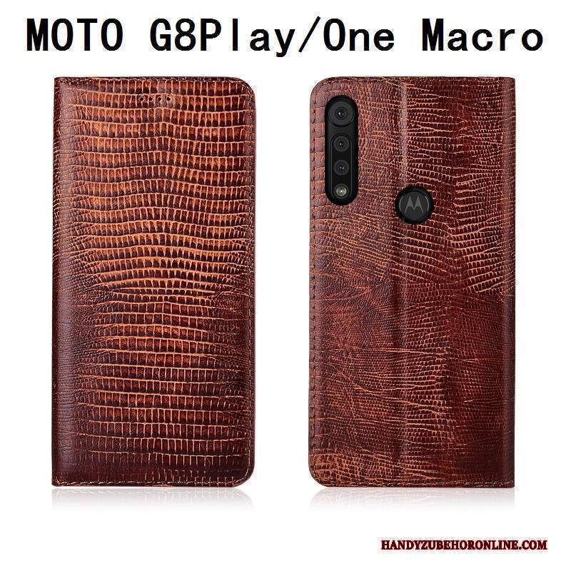 Custodia Motorola One Macro Protezione Telefono Morbido, Cover Motorola One Macro Pelle Anti-caduta Tutto Incluso