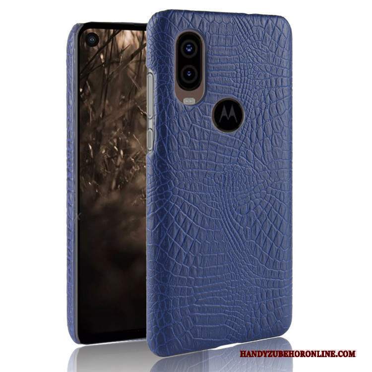 Custodia Motorola One Vision Protezione Antiscivolo Nero, Cover Motorola One Vision Telefono Difficile