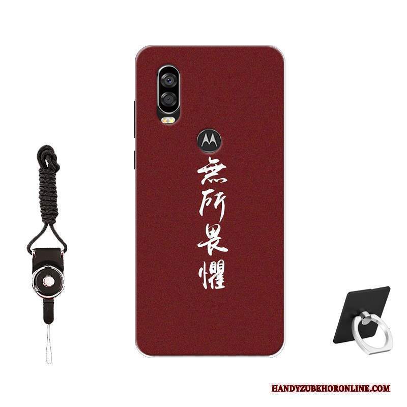 Custodia Motorola One Vision Protezione Tempra Antiscivolo, Cover Motorola One Vision Colore Morbido Pellicola Protettiva