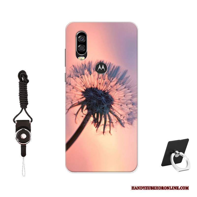 Custodia Motorola One Vision Protezione Tempra Antiscivolo, Cover Motorola One Vision Colore Morbido Pellicola Protettiva