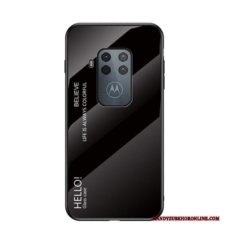 Custodia Motorola One Zoom Protezione Telefono Anti-caduta, Cover Motorola One Zoom Porpora Gradiente