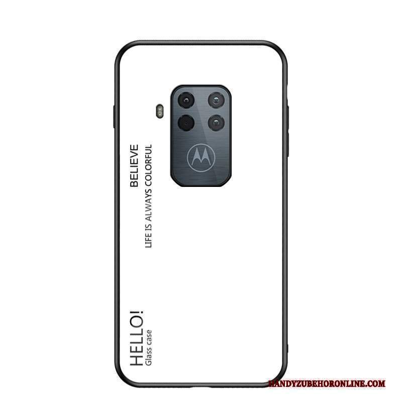 Custodia Motorola One Zoom Protezione Telefono Anti-caduta, Cover Motorola One Zoom Porpora Gradiente