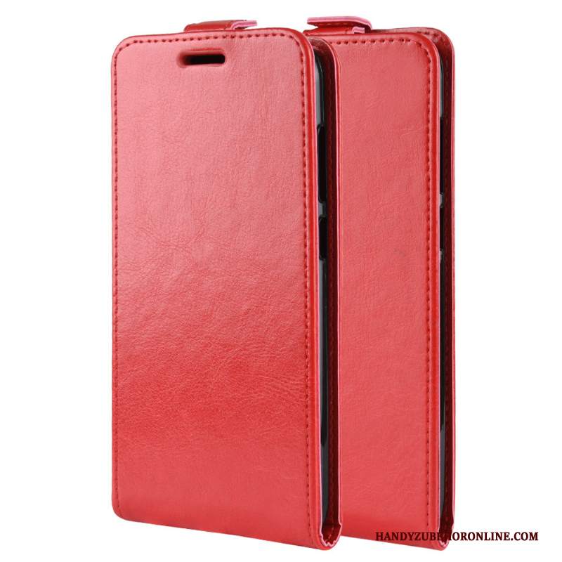 Custodia Nokia 1.3 Protezione Carta Modello, Cover Nokia 1.3 Folio Telefono Rosso