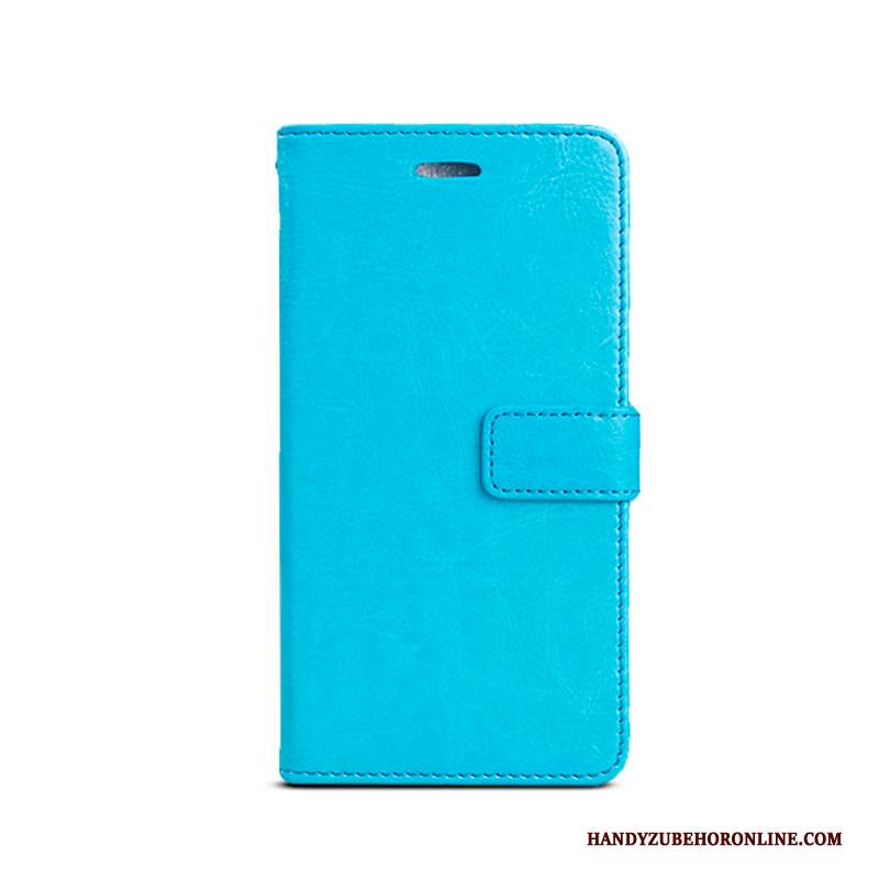 Custodia Nokia 2.1 Folio Anti-caduta Blu, Cover Nokia 2.1 Pelle Telefono