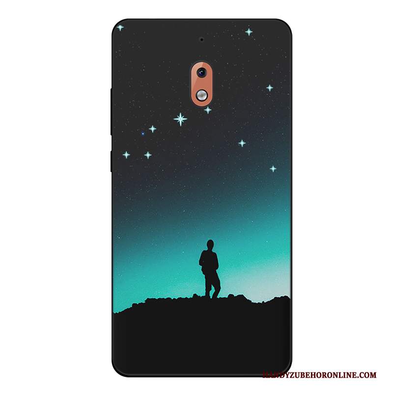 Custodia Nokia 2.1 Silicone Arte Semplici, Cover Nokia 2.1 Fresco Tutto Incluso