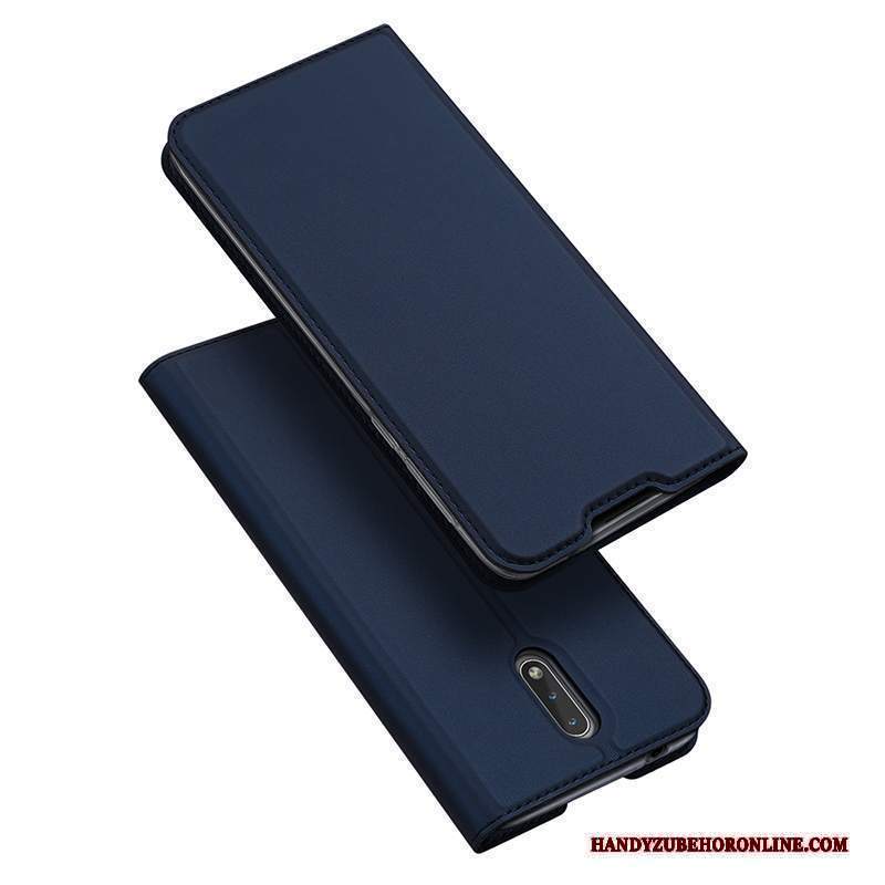 Custodia Nokia 2.3 Pelle Nero Magnetico, Cover Nokia 2.3 Folio Carta Leggere