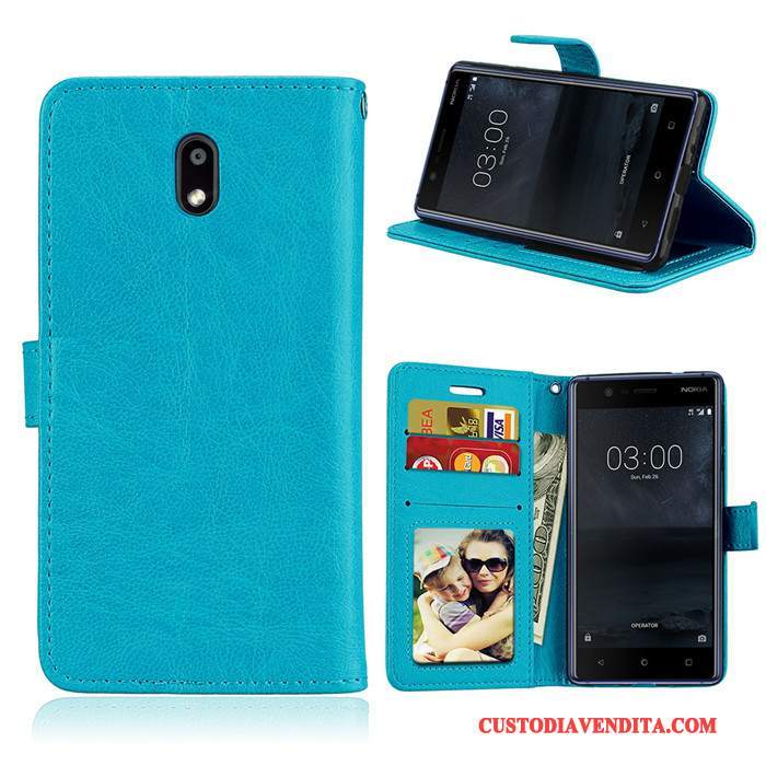 Custodia Nokia 2 Pelle Morbidotelefono, Cover Nokia 2 Protezione