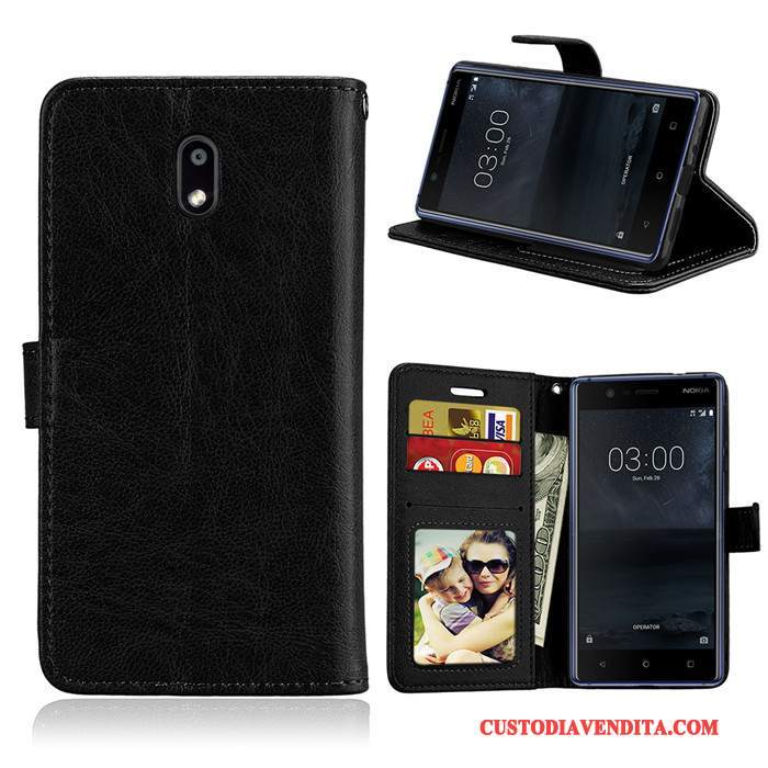 Custodia Nokia 2 Pelle Morbidotelefono, Cover Nokia 2 Protezione