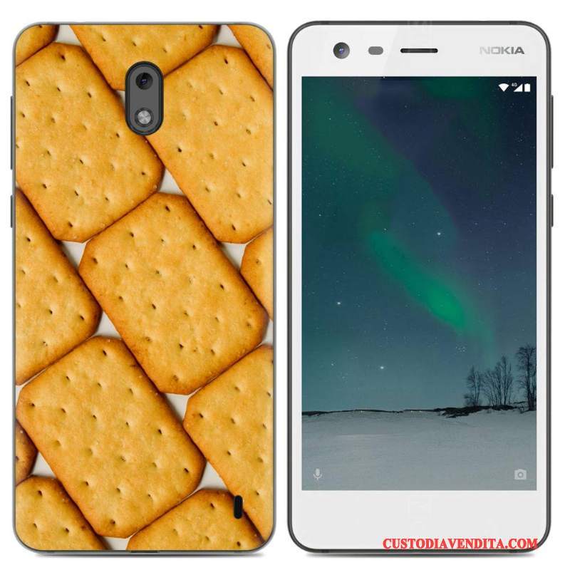 Custodia Nokia 2 Silicone Pu Tendenza, Cover Nokia 2 Protezione Morbidotelefono