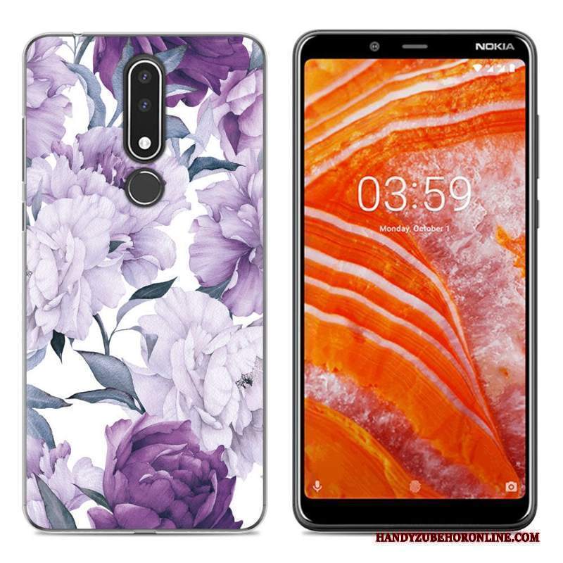 Custodia Nokia 3.1 Plus Colore Tutto Incluso Nuovo, Cover Nokia 3.1 Plus Cartone Animato Telefono Verde