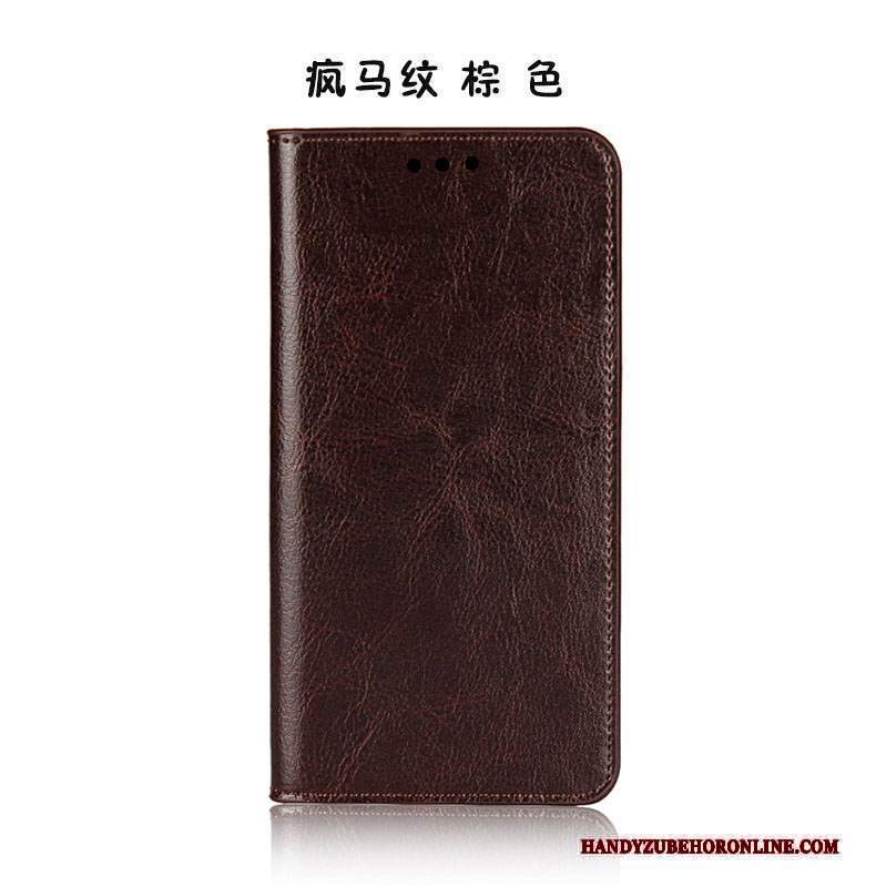 Custodia Nokia 3.1 Plus Pelle Nero, Cover Nokia 3.1 Plus Protezione