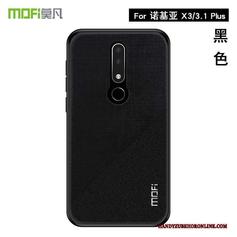 Custodia Nokia 3.1 Plus Protezione Oro Pellicola Protettiva, Cover Nokia 3.1 Plus Modello Brillante