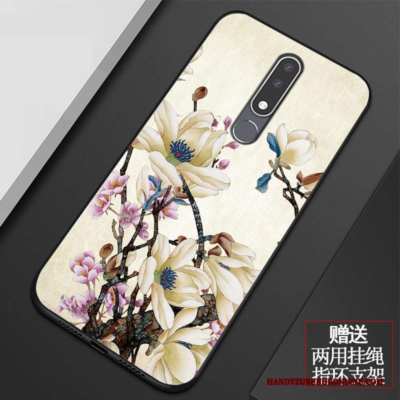 Custodia Nokia 3.1 Plus Silicone Piccola Tutto Incluso, Cover Nokia 3.1 Plus Protezione Fresco Arte