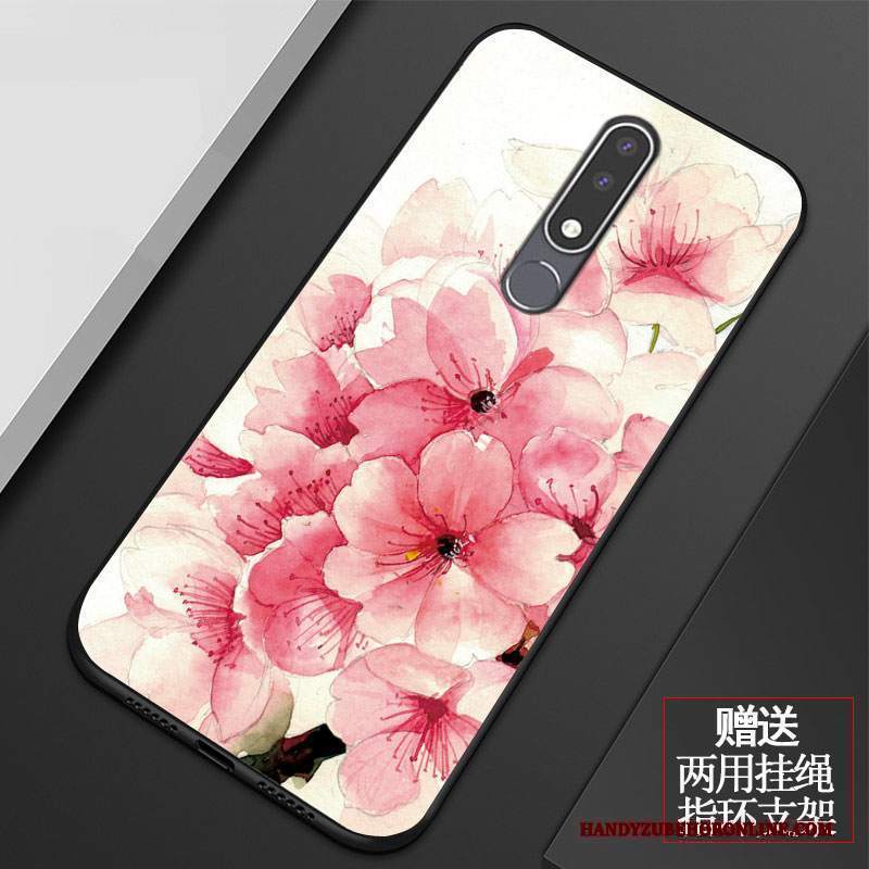 Custodia Nokia 3.1 Plus Silicone Piccola Tutto Incluso, Cover Nokia 3.1 Plus Protezione Fresco Arte