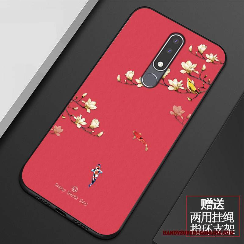 Custodia Nokia 3.1 Plus Silicone Piccola Tutto Incluso, Cover Nokia 3.1 Plus Protezione Fresco Arte