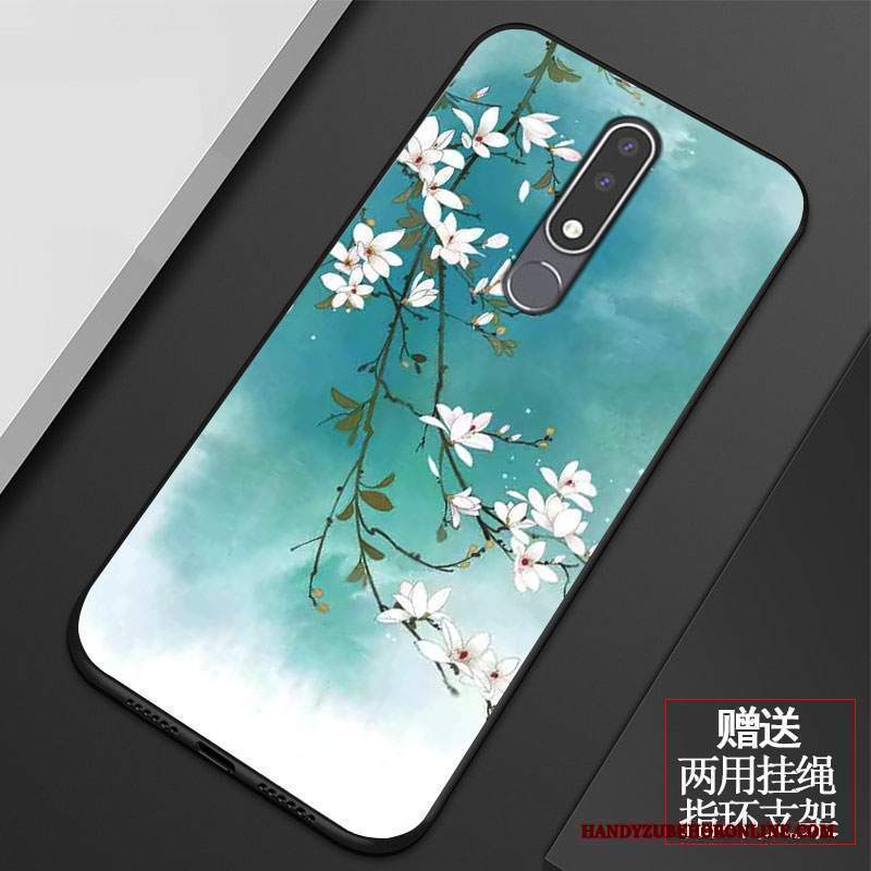 Custodia Nokia 3.1 Plus Silicone Piccola Tutto Incluso, Cover Nokia 3.1 Plus Protezione Fresco Arte