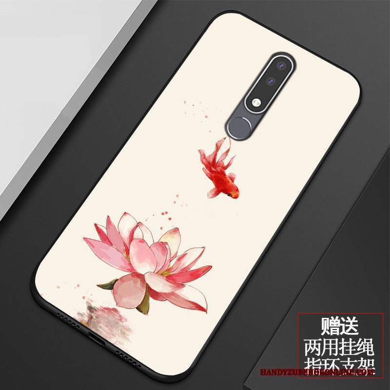 Custodia Nokia 3.1 Plus Silicone Piccola Tutto Incluso, Cover Nokia 3.1 Plus Protezione Fresco Arte