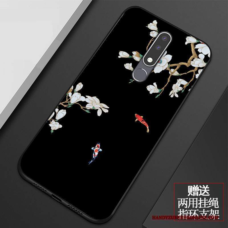 Custodia Nokia 3.1 Plus Silicone Piccola Tutto Incluso, Cover Nokia 3.1 Plus Protezione Fresco Arte