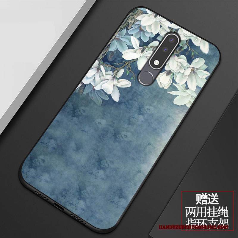 Custodia Nokia 3.1 Plus Silicone Piccola Tutto Incluso, Cover Nokia 3.1 Plus Protezione Fresco Arte