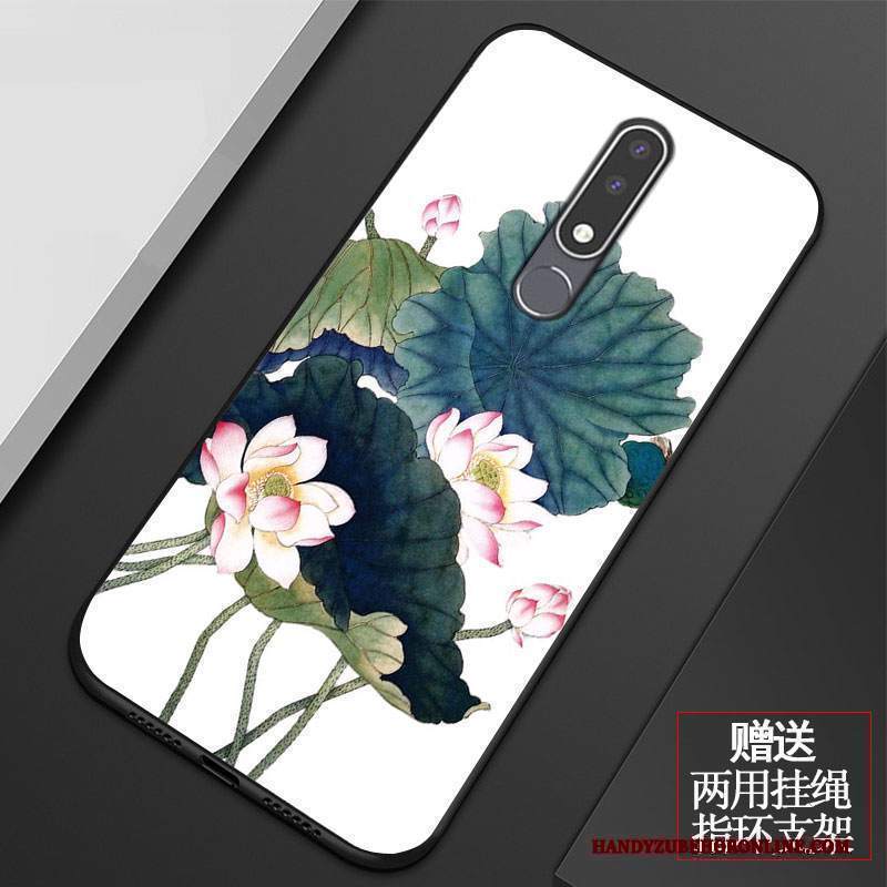 Custodia Nokia 3.1 Plus Silicone Piccola Tutto Incluso, Cover Nokia 3.1 Plus Protezione Fresco Arte