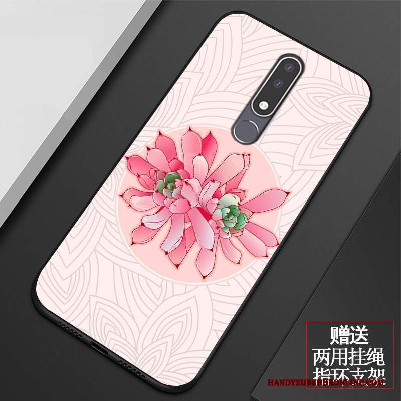 Custodia Nokia 3.1 Plus Silicone Piccola Tutto Incluso, Cover Nokia 3.1 Plus Protezione Fresco Arte