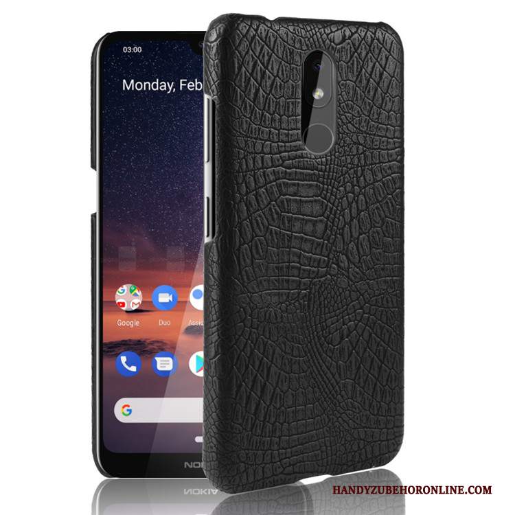 Custodia Nokia 3.2 Pelle Telefono Difficile, Cover Nokia 3.2 Protezione Qualità Modello Coccodrillo