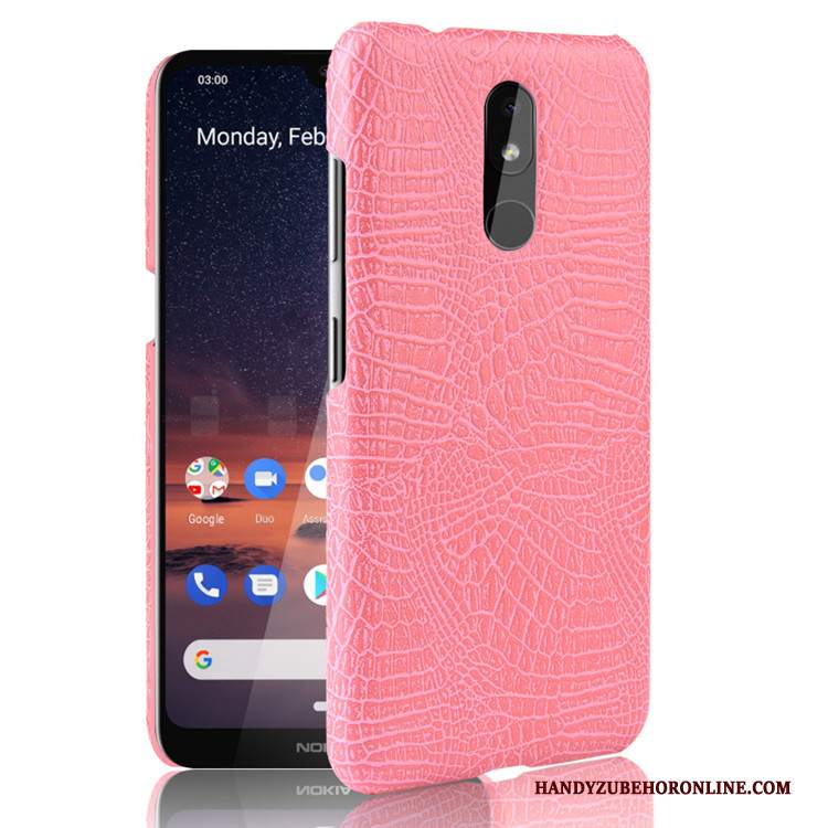 Custodia Nokia 3.2 Pelle Telefono Difficile, Cover Nokia 3.2 Protezione Qualità Modello Coccodrillo