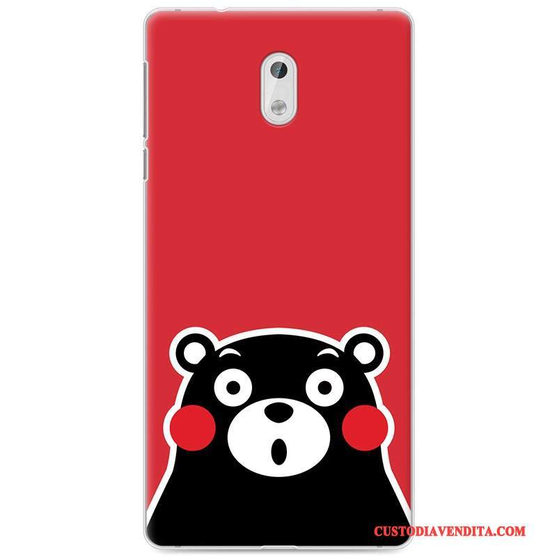 Custodia Nokia 3 Colore Giallo Morbido, Cover Nokia 3 Protezione Amanti Arte