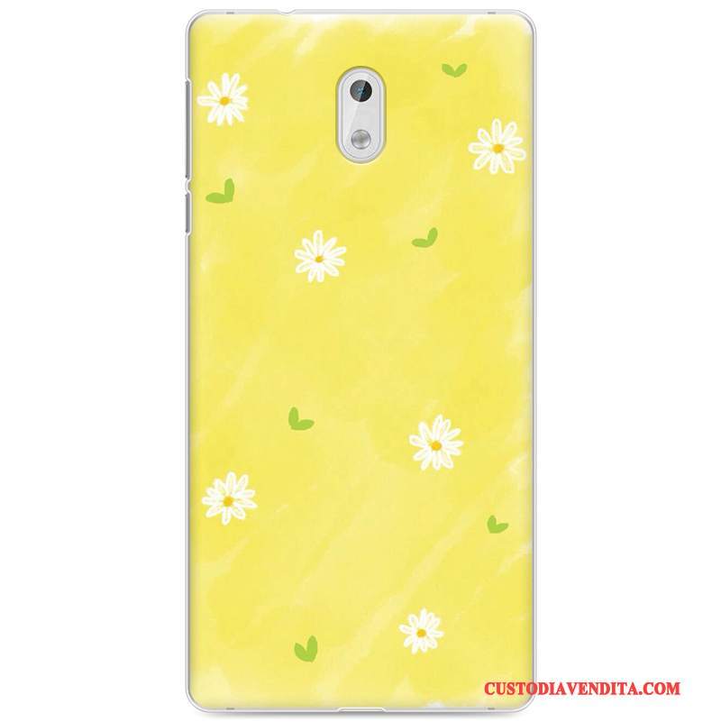 Custodia Nokia 3 Creativo Morbido Tendenza, Cover Nokia 3 Colore Biancotelefono