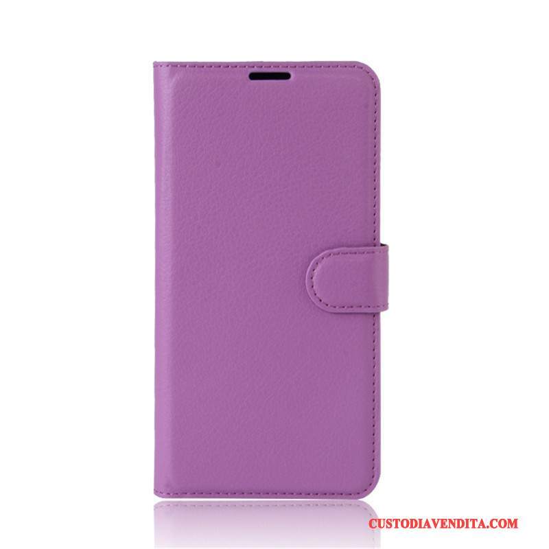 Custodia Nokia 3 Folio Morbido Semplici, Cover Nokia 3 Silicone Tendenza Porpora