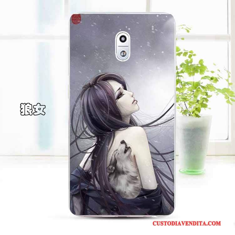 Custodia Nokia 3 Protezione Bianco Tendenza, Cover Nokia 3 Cartone Animato Personalizza Morbido