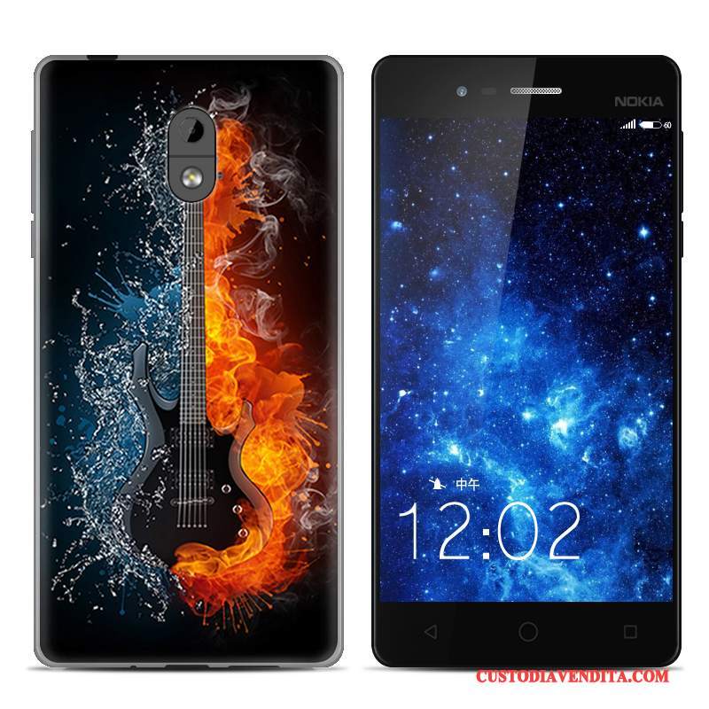 Custodia Nokia 3 Protezione Trasparente Tendenza, Cover Nokia 3 Creativo Leopardatetelefono