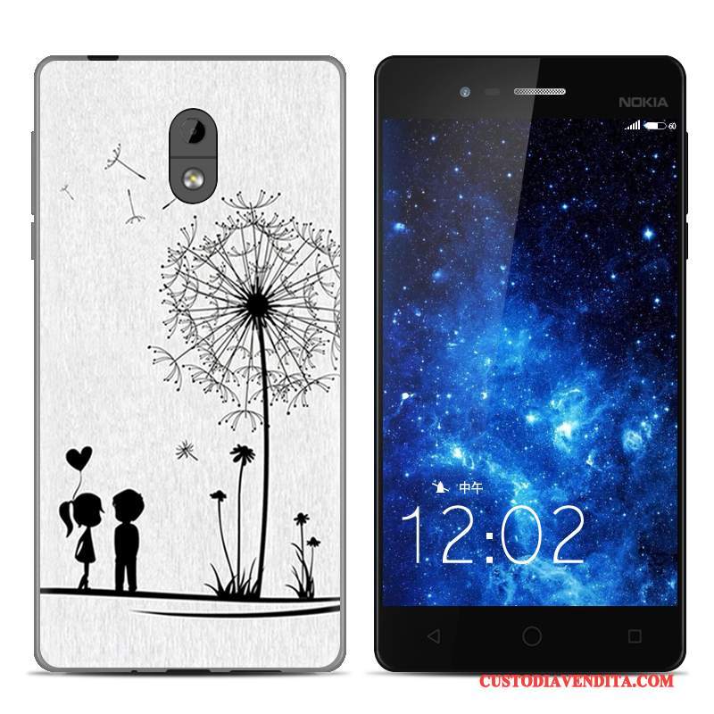 Custodia Nokia 3 Protezione Trasparente Tendenza, Cover Nokia 3 Creativo Leopardatetelefono