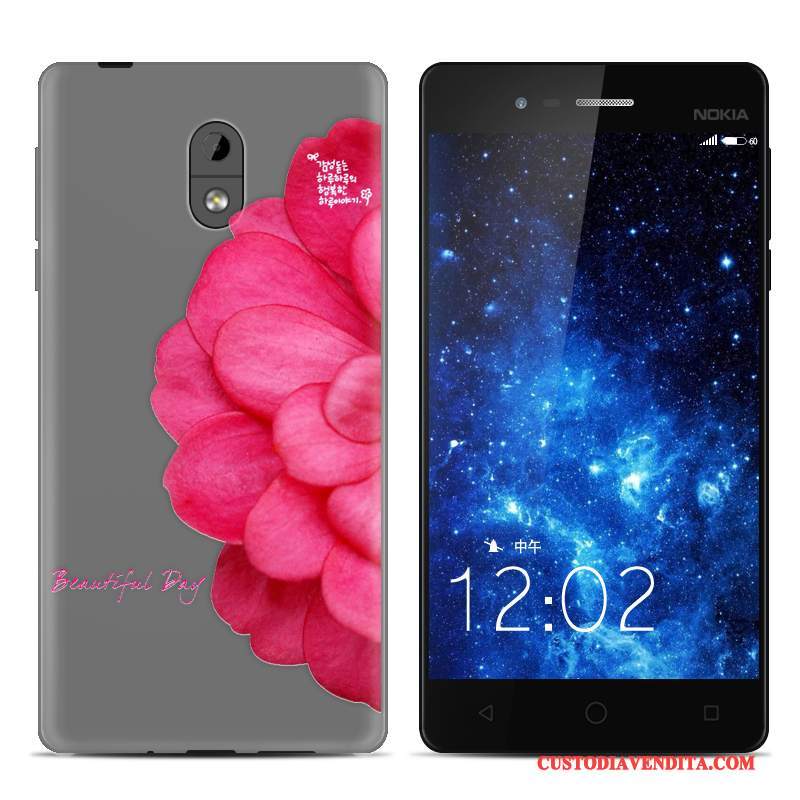 Custodia Nokia 3 Protezione Trasparente Tendenza, Cover Nokia 3 Creativo Leopardatetelefono