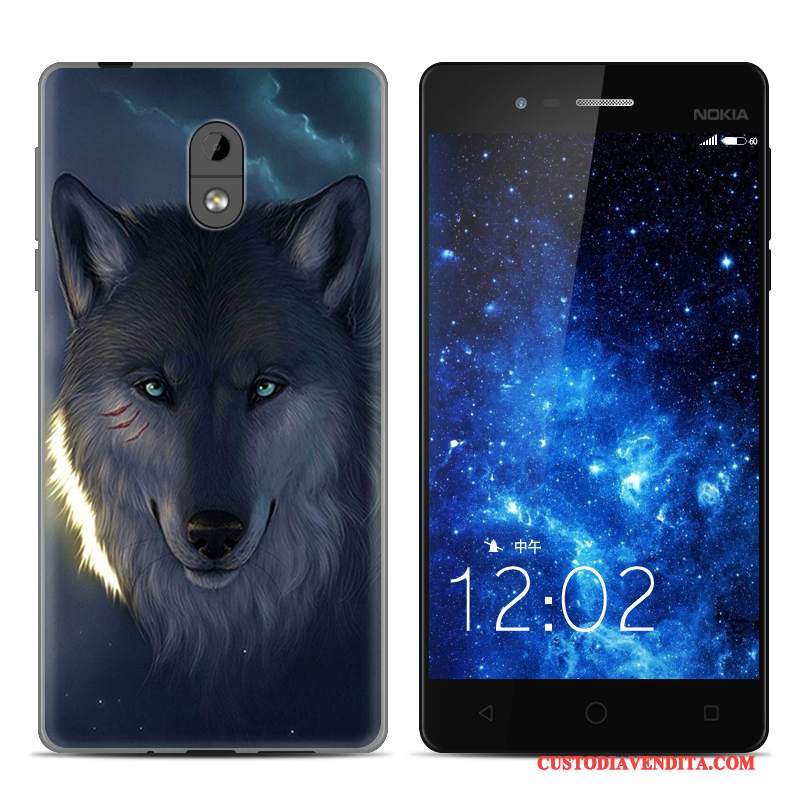 Custodia Nokia 3 Protezione Trasparente Tendenza, Cover Nokia 3 Creativo Leopardatetelefono