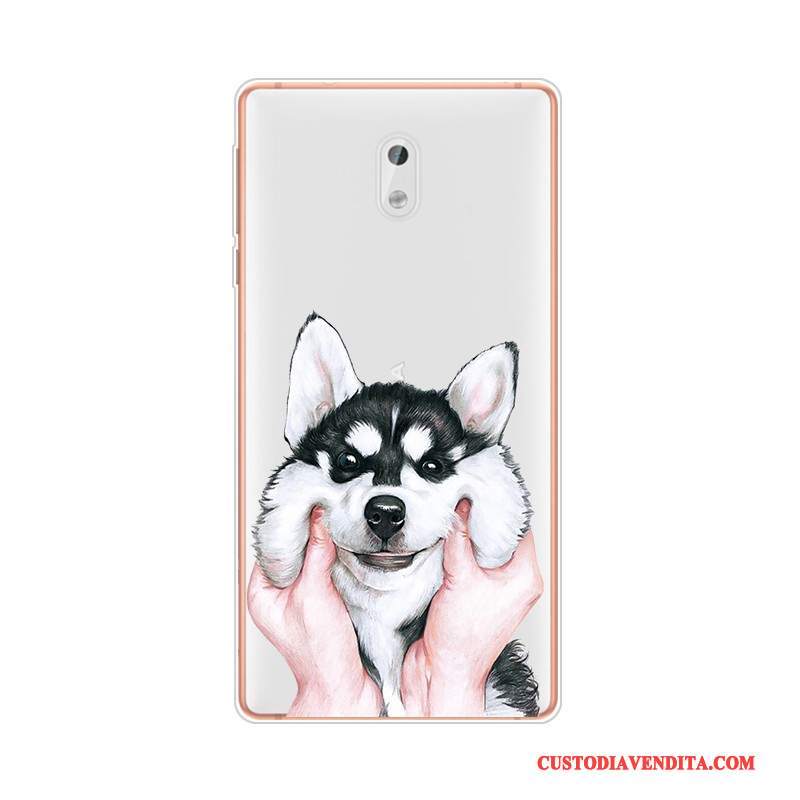 Custodia Nokia 3 Silicone Telefono Morbido, Cover Nokia 3 Protezione Anti-caduta Personalizza