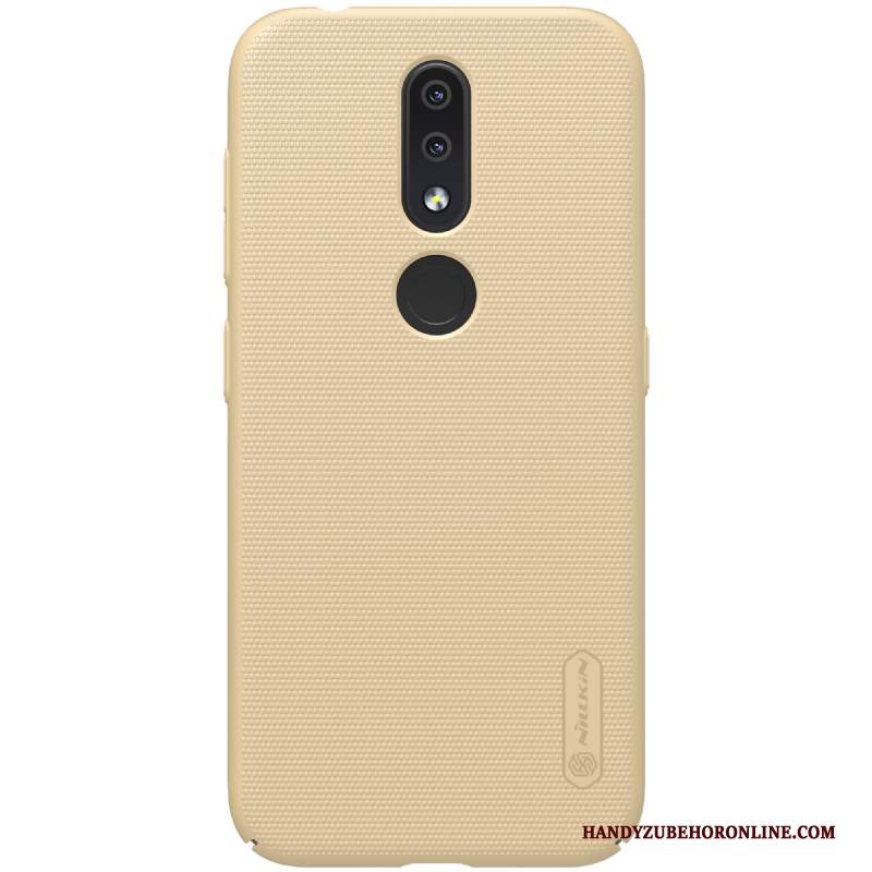 Custodia Nokia 4.2 Protezione Macchiati Difficile, Cover Nokia 4.2 Rosso Oro