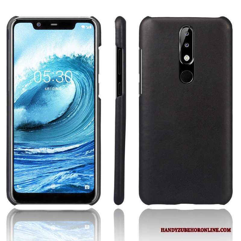 Custodia Nokia 5.1 Plus Pelle Tendenzatelefono, Cover Nokia 5.1 Plus Protezione Colore Profondo Anti-caduta