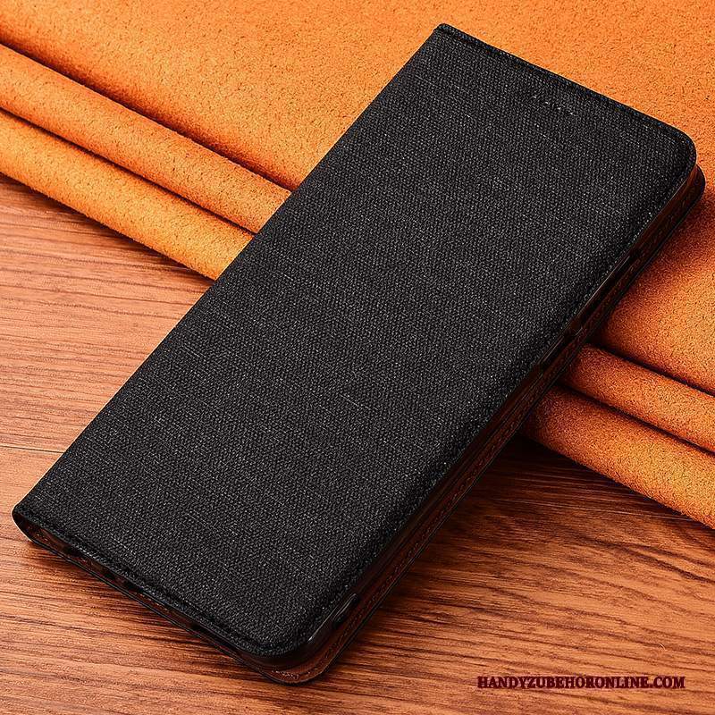 Custodia Nokia 5.1 Plus Pelle Tutto Incluso Cotone E Lino, Cover Nokia 5.1 Plus Folio Morbido Nuovo