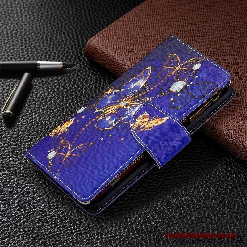 Custodia Nokia 5.3 Folio Porpora Ornamenti Appesi, Cover Nokia 5.3 Pelle Telefono Grande