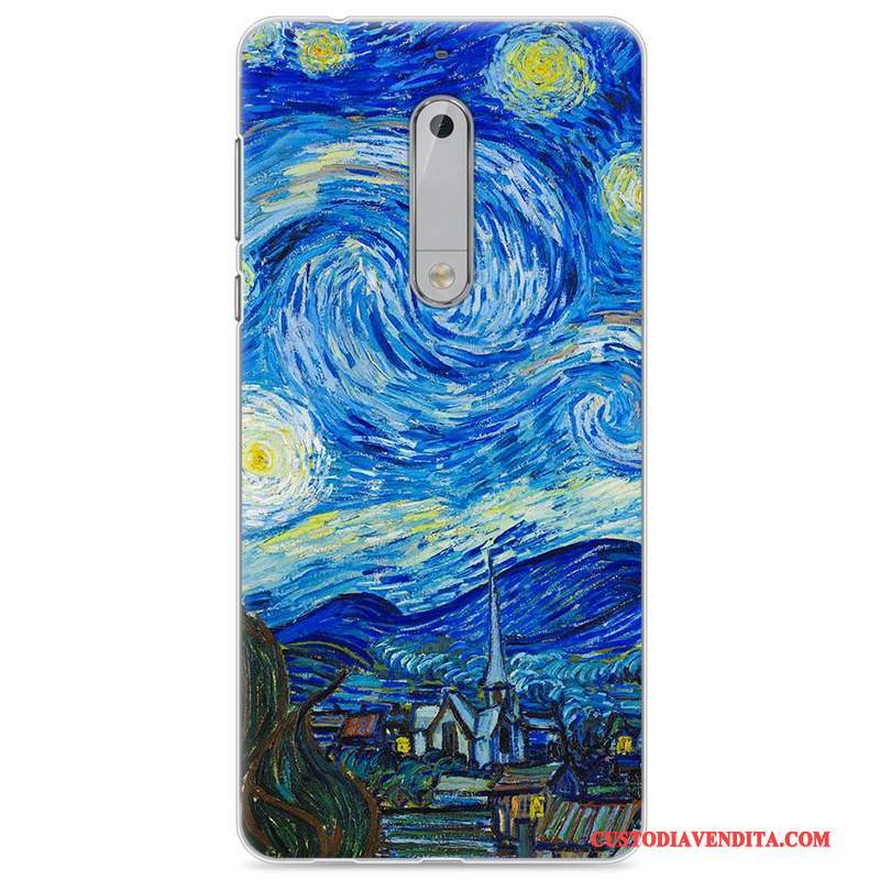 Custodia Nokia 5 Colore Tendenzatelefono, Cover Nokia 5 Protezione Blu Anti-caduta