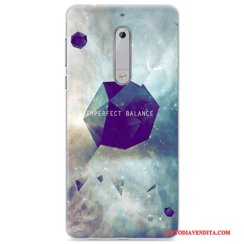 Custodia Nokia 5 Colore Tendenzatelefono, Cover Nokia 5 Protezione Blu Anti-caduta