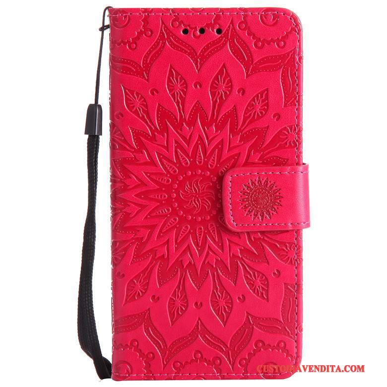 Custodia Nokia 5 Pelle Rosa Anti-caduta, Cover Nokia 5 Silicone Morbidotelefono