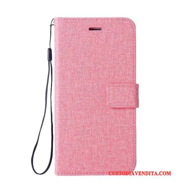 Custodia Nokia 5 Pelle Rosa Morbido, Cover Nokia 5 Silicone Rosso Anti-caduta