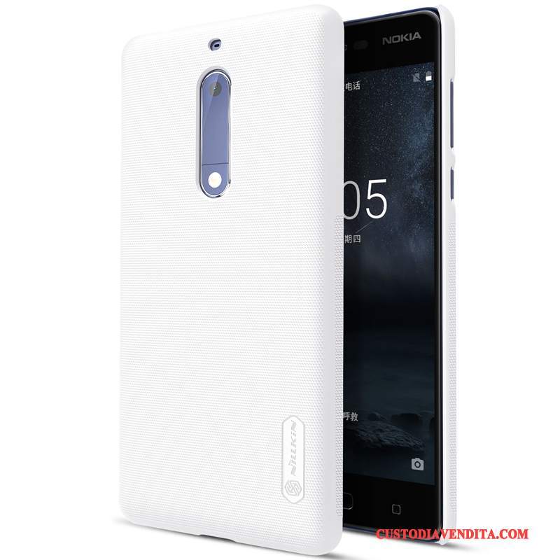 Custodia Nokia 5 Protezione Difficiletelefono, Cover Nokia 5 Bianco Macchiati