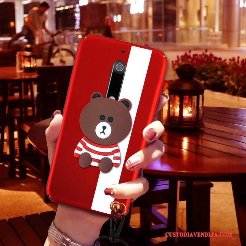 Custodia Nokia 5 Protezione Tridimensionaletelefono, Cover Nokia 5 Macchiati Rosso