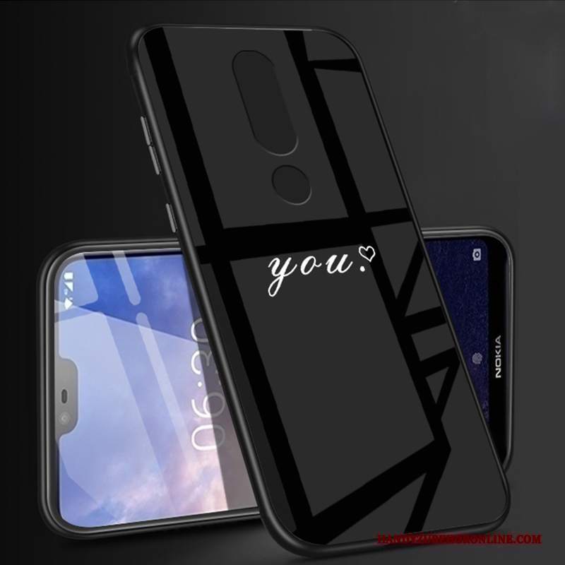 Custodia Nokia 6.1 Cartone Animato Bianco Di Personalità, Cover Nokia 6.1 Protezione Anti-caduta Tutto Incluso