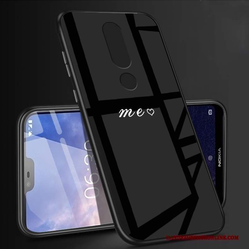 Custodia Nokia 6.1 Cartone Animato Bianco Di Personalità, Cover Nokia 6.1 Protezione Anti-caduta Tutto Incluso