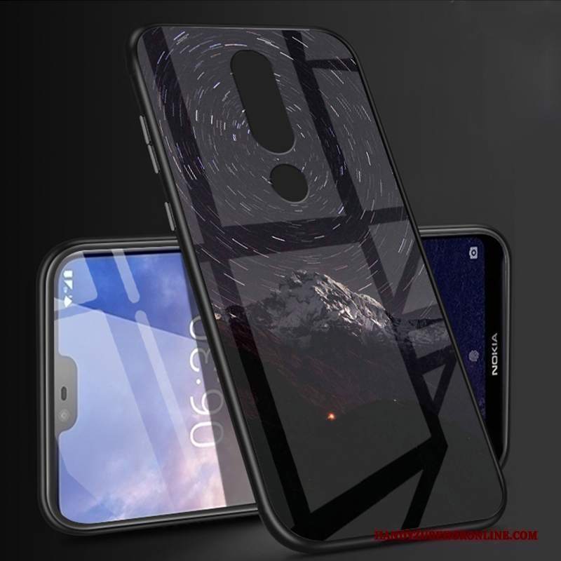 Custodia Nokia 6.1 Cartone Animato Bianco Di Personalità, Cover Nokia 6.1 Protezione Anti-caduta Tutto Incluso