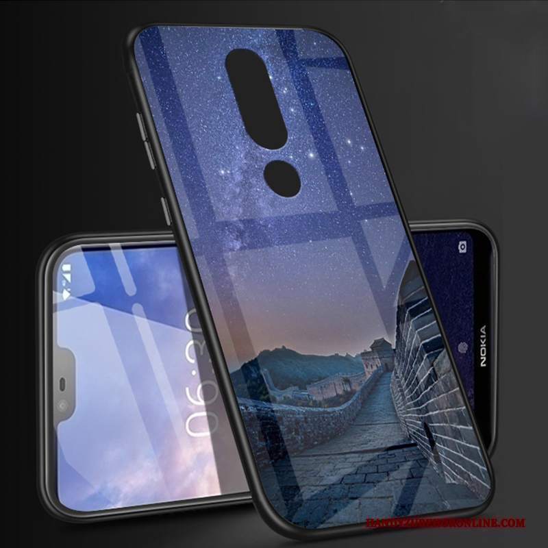 Custodia Nokia 6.1 Cartone Animato Bianco Di Personalità, Cover Nokia 6.1 Protezione Anti-caduta Tutto Incluso